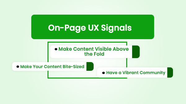 On-Page UX Signals
